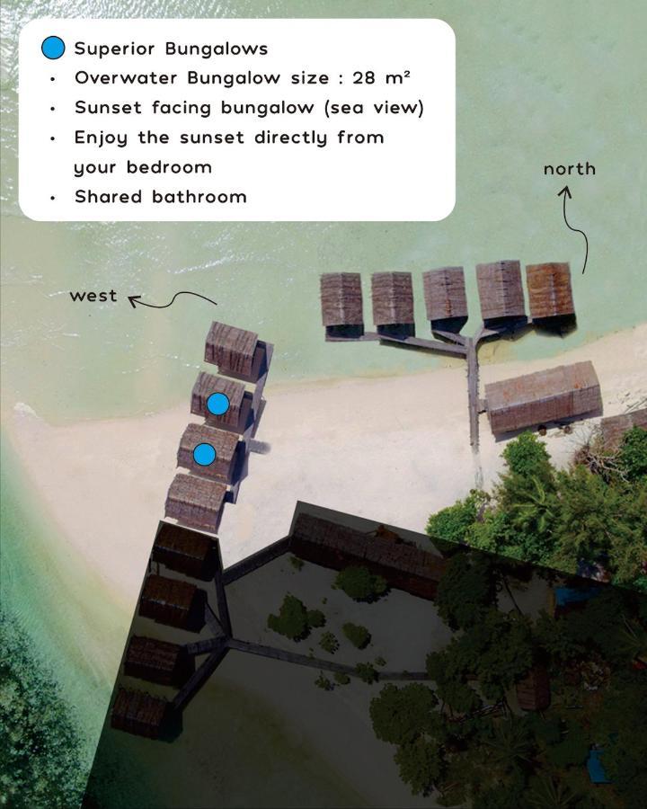 Kri Raja Ampat Bungalows Esterno foto